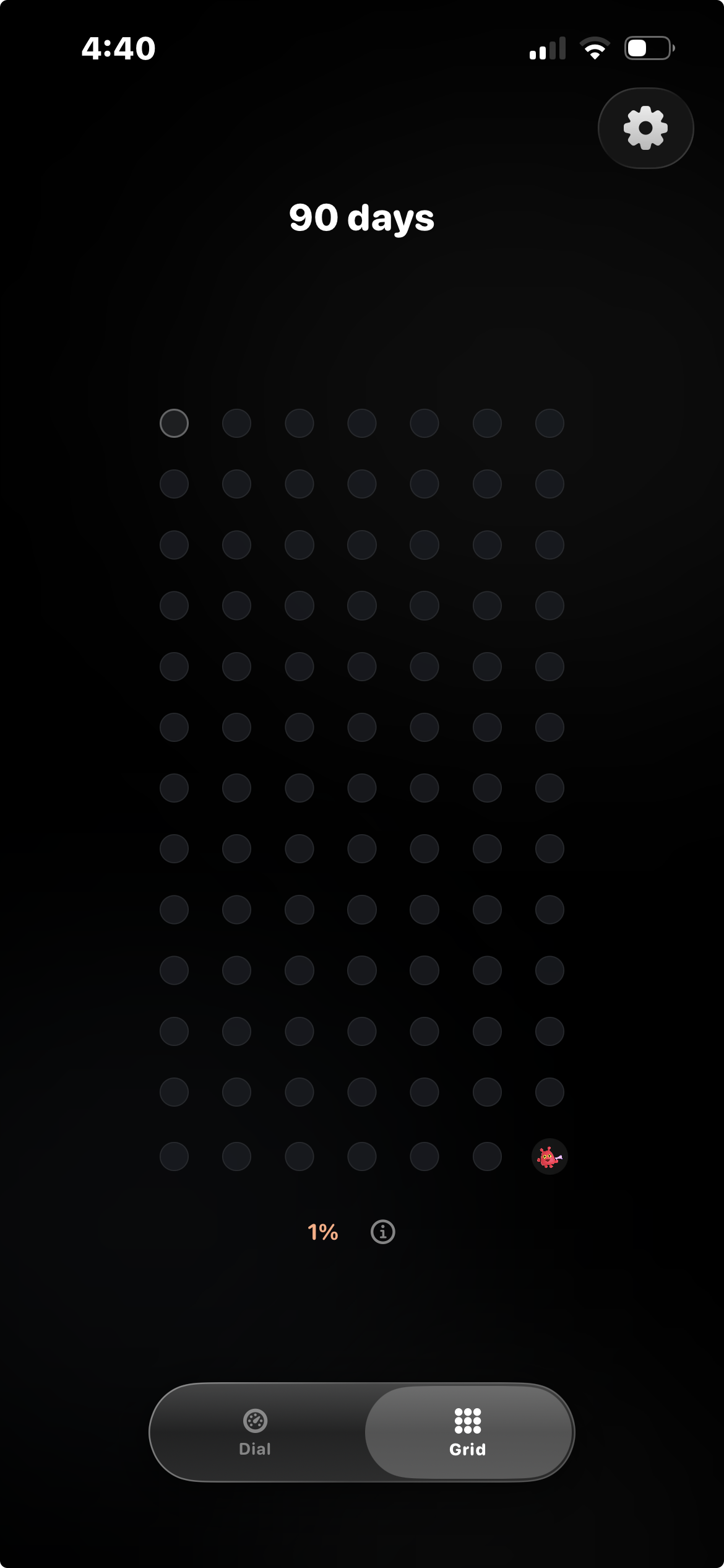 LocknDial day 1 challenge screen